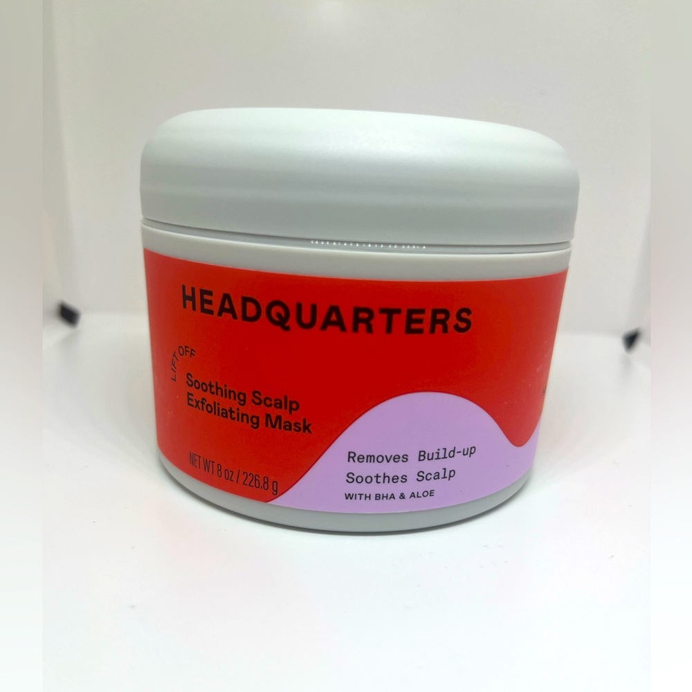 Headquarters Soothing Scalp Exfoliating Mask for Dry Scalp and Hair, Net wt 8 oz
